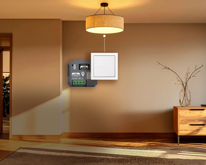 Busch-free@home®️ In-Wall Actuators plus Smart Switch wireless
